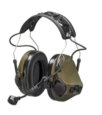 Активные наушники беспроводные 3M PELTOR ComTac VII (MT14H41A-300EU GN), OD Green, вертикальные, с микрофоном