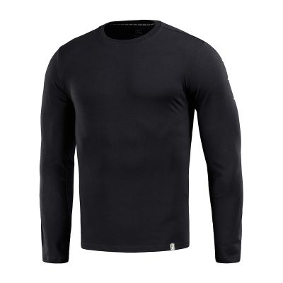 Футболка з довгим рукавом M-Tac 93/7 Чорна, black, чорний