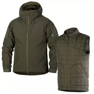 Комплект 2в1 Куртка SoftShell з жилеткою Олива
