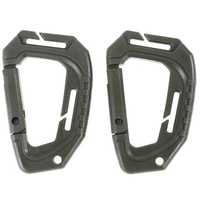 Карабін тактичний пластиковий "TACTICAL CARABINER MOLLE" (2 шт.) Olive