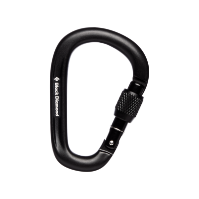 Карабін Black Diamond PearLock Screwgate, Black