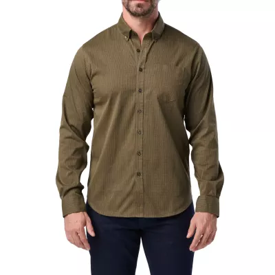 Сорочка тактична "5.11 Tactical Alpha Flex Long Sleeve Shirt" Ranger Green Dby