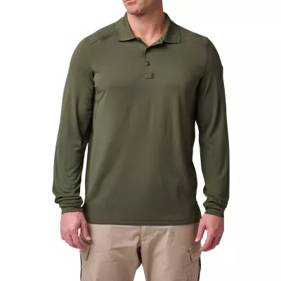 Поло з довгим рукавом "5.11 Tactical® Helios Long Sleeve Polo" TDU Green