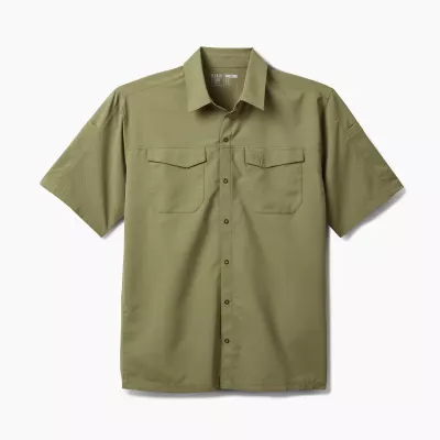Рубашка тактическая с коротким рукавом "5.11 Freedom Flex Woven S/S" Covert Green