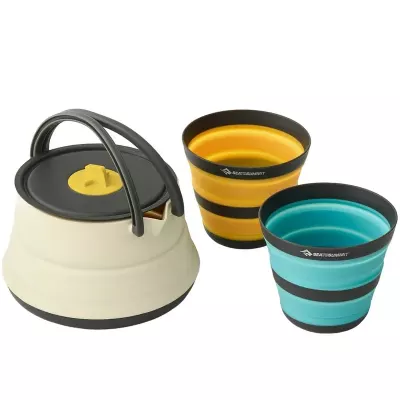 Набір посуду Sea to Summit Frontier UL Collapsible Kettle Cook Set, на 2 персони 1,1 л