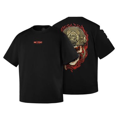 Футболка M-Tac Worn to the bone Oversize Чорна, black, чорний