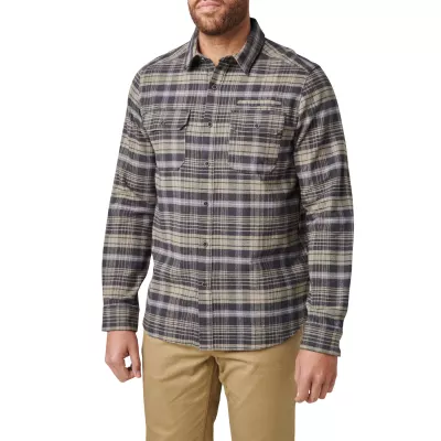 Сорочка тактична "5.11 Tactical® Lester Flannel Plaid Long Sleeve Shirt" Volcanic Plaid