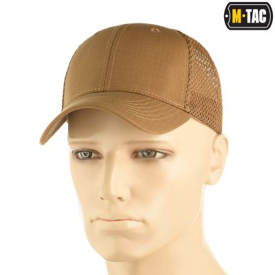 Бейсболка M-Tac з сіткою Flex ріп-стоп Койот