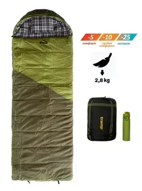 Спальний мішок ковдра Tramp Kingwood Regular right UTRS-053R-R (права блискавка)