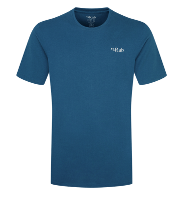 Футболка чоловіча Rab Stance Mountain Peak Tee, Tempest Blue