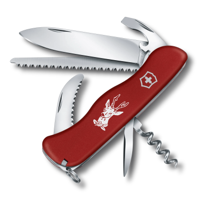 Ніж Victorinox Hunter red deer, Червоний