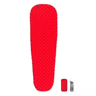 Надувной коврик Sea to Summit Comfort Plus Insulated Mat 2020, 201 × 64 × 6,3 см – Красный