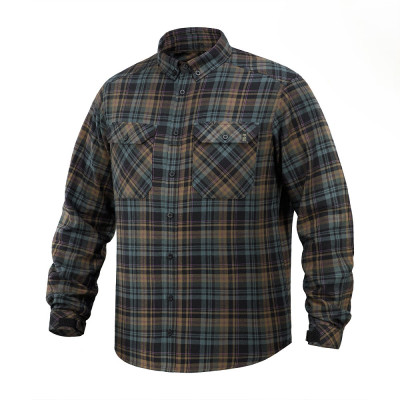 Сорочка M-Tac Lumberjack Merino Cold Weather. Блакитний/Жовтий