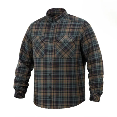 Сорочка M-Tac Lumberjack Merino Cold Weather. Блакитний/Жовтий
