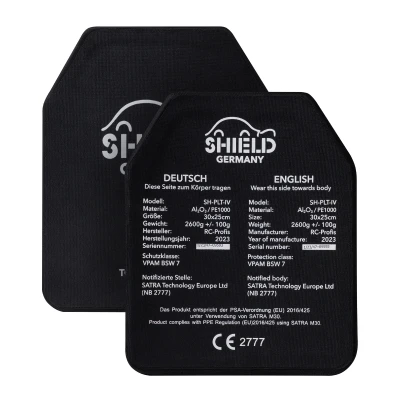 Плиты керамика 6 класс Shield Germany® SK4 (комплект). Вес 5.2 кг. 25х30 см. Плиты керамика 6 класс Shield Germany® SK4 (комплект). Вес 5.2 кг. 25х30 см.