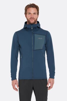 Чоловіча флісова кофта Rab Superflux Hoody, Tempest Blue