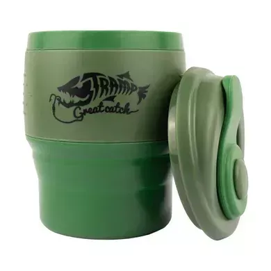 Кружка складаний силіконовий Tramp з кришкою 350ml olive UTRC-082-olive, олива 350 мл