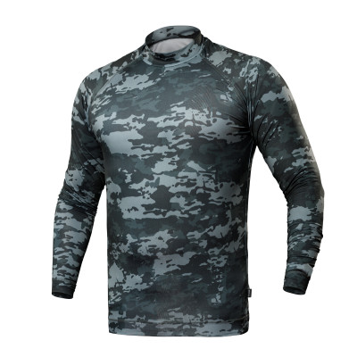 Рашгард тактический Raptor Rashguard Dark Multicam. Slim fit, полиэстер