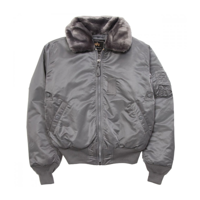Куртка Alpha Industries B-15 Bomber Jacket. Серый