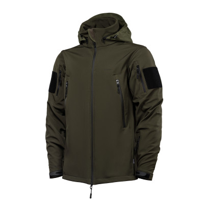 Куртка тактична Softshell Hawk Jacket. Захист від вітру та вологи.  Олива