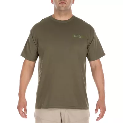 Футболка с рисунком "5.11 Tactical Molle America" Military Green