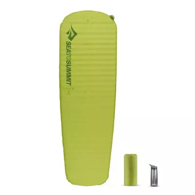 Самонадувной коврик Sea to Summit Comfort Light Mat, 198 × 64 × 5 см – Зеленый