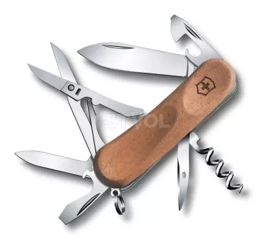 Ніж Victorinox Delemont EvoWood 14, Світлий горіх