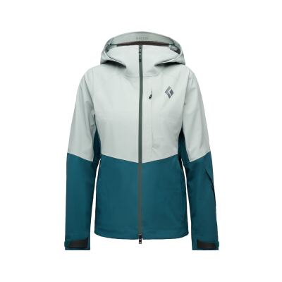 Гірськолижна жіноча мембранна куртка Black Diamond W Recon Stretch Shell, Agave/Deep Woods