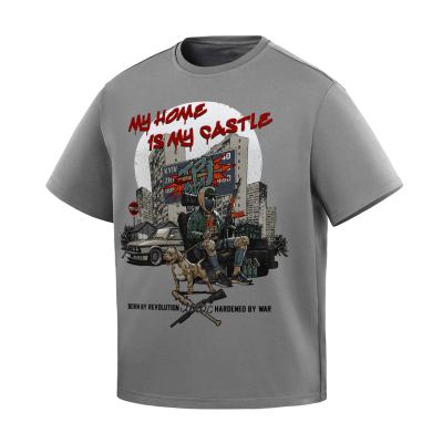 Футболка M-Tac My Home is my Castle Oversize Світло, light Grey, світло-сірий
