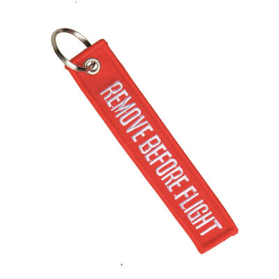 Брелок Sturm Mil-Tec "Remove Before Flight Keychain" Red