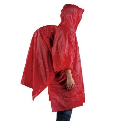 Пончо AceCamp Vinyl Rain Poncho, Червоний