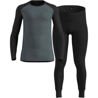 Комплект Odlo Active Warm, Black-stormy Weather