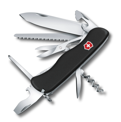 Ніж Victorinox Outrider чорний, сталь X50CrMoV15