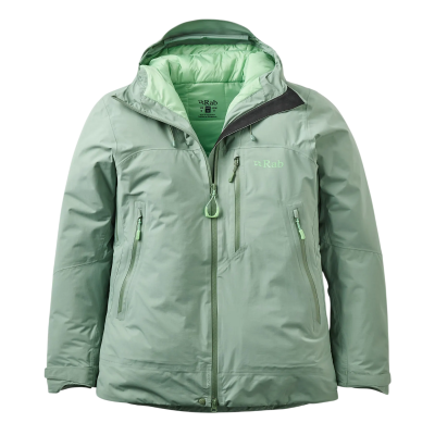 Жіноча тепла мембранна куртка Rab Xenon Shield Jacket Wmns, Dark Fig Green