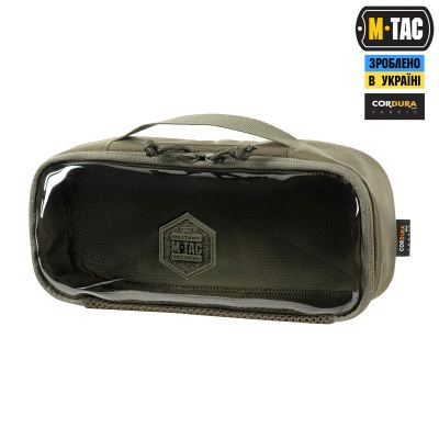 Органайзер утилитарный прозрачный M-Tac Elite Medium Gen.II Олива (Темная)