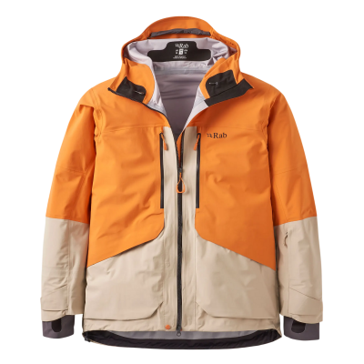 Мембранна куртка жіноча Rab Bigline Jacket Wmns, Dark Melba/Dark Pebble