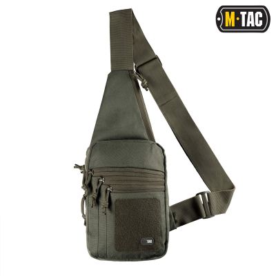 Сумка-кобура плечова M-Tac з липучкою Олива