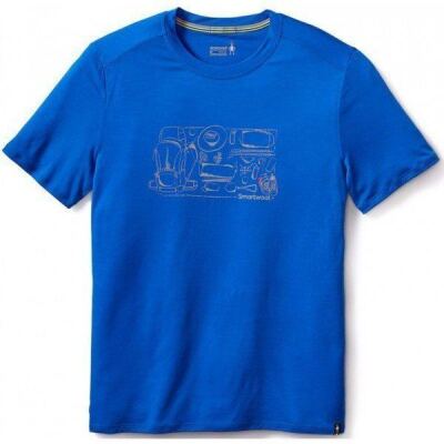 Футболка чоловіча Smartwool Merino 150 Backpacker's Tee, Bright Blue