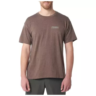 Футболка з малюнком "5.11 Molle America Tee" Brown Heather