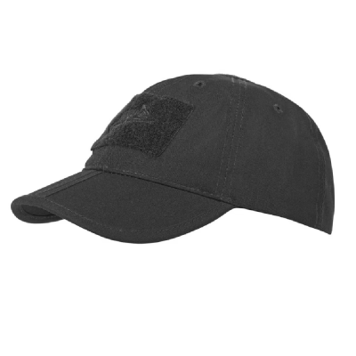 Кепка (бейсболка) Helikon-Tex Folding - PolyCotton Ripstop. Черный