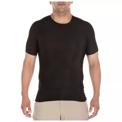 Футболка тактична з коротким рукавом "5.11 Tactical Tight Crew Short Sleeve Shirt" Black
