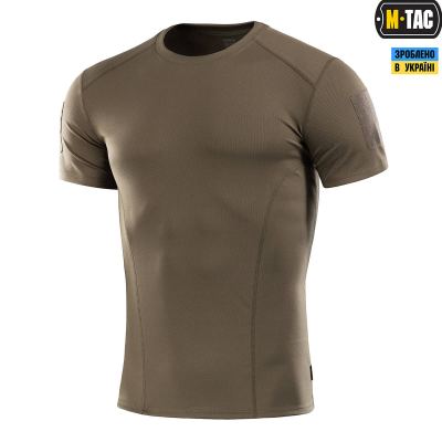 Футболка потовідвідна M-Tac Athletic Velcro Олива, olive