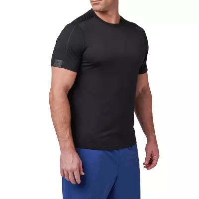 Футболка тактична потовідвідна "5.11 Tactical No Mercy PT-R Short Sleeve Top" Black 2