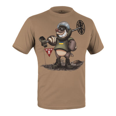 Футболка з малюнком "Sapper" Coyote Brown