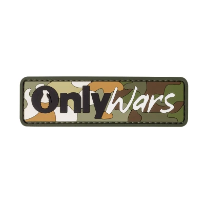 Патч (шеврон) «onlywars» от onlywars.store. Мультикам, 9 х 2.8 см