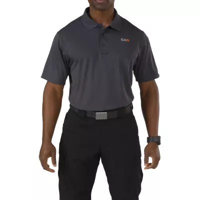 Футболка поло тактична з коротким рукавом "5.11 Pinnacle Short Sleeve Polo" Charcoal