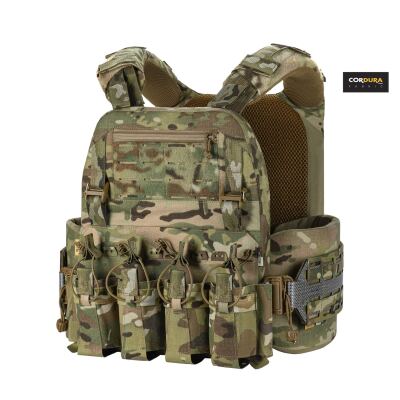 M-Tac плитоноска Cuirass Tiger Elite з камербандами 2-го класу захисту під бронеплити розміру XL, Мультикам