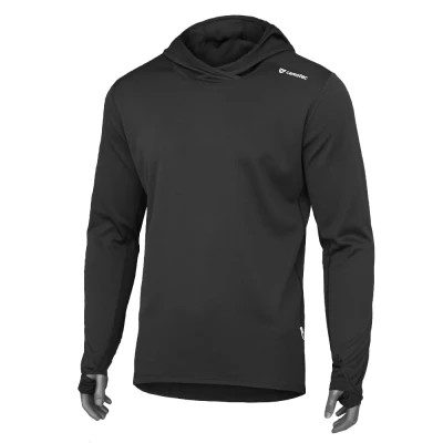 Лонгслів з каптуром Chiton Air Hood Camotec. Чорний