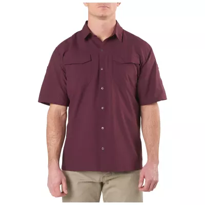 Рубашка тактическая с коротким рукавом "5.11 Freedom Flex Woven S/S" Napa