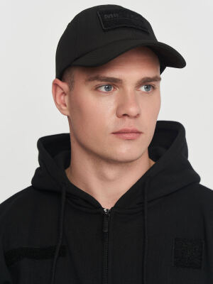 Бейсболка з тканини софтшел "SOFTSHELL BASEBALL CAP" Black